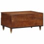 Mesa de Café Marrón miel 80 x 54 x 40 cm madera maciza de mango