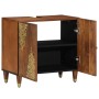 Mueble para lavabo de baño Marrón miel 62 x 33 x 58 cm