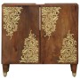 Mueble para lavabo de baño Marrón miel 62 x 33 x 58 cm