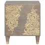 Armario de Noche 2 pcs Gris 40 x 33 x 46 cm