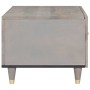 Mesa de Café Gris 80 x 50 x 40 cm madera maciza de mango