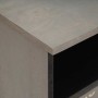 Armario de Noche Gris 40 x 33 x 46 cm madera maciza de mango