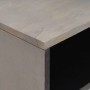 Armario de Noche Gris 50 x 33 x 62 cm madera maciza de mango