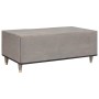 Mesa de Café Gris 100 x 54 x 40 cm madera maciza de mango