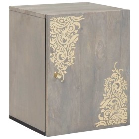 Gabinete de pared para baño con puerta Gris 38 x 33 x 48 cm