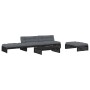 Gartenmöbel-Set 5-teilig und Kissen aus massivem Holz schwarz von vidaXL, Gartensets - Ref: Foro24-3186148, Preis: 969,25 €, ...