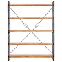 5-tier solid acacia wood shelf 140x30x180 cm by vidaXL, Bookcases and shelves - Ref: Foro24-286586, Price: 321,84 €, Discount: %