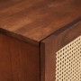 Mueble de lavabo con estante con puerta Marrón 62 x 33 x 58 cm