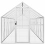 Vogelhaus aus silbernem Aluminium, 1,79 x 10 x 1,85 m von vidaXL, Füße und Vogelkäfige - Ref: Foro24-3155800, Preis: 769,68 €...