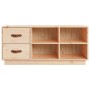 Shoe bench solid pine wood 100x34x45 cm by vidaXL, Shoe racks and shoe organizers - Ref: Foro24-820177, Price: 77,52 €, Disco...
