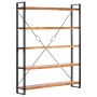 5-tier solid acacia wood shelf 140x30x180 cm by vidaXL, Bookcases and shelves - Ref: Foro24-286586, Price: 321,84 €, Discount: %