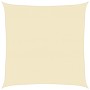 Toldo de vela crema HDPE 160 g/m² 5x5 m