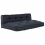 Cojín para Sofá Pallet 2 pcs Antracita tela