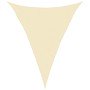 Toldo de vela HDPE color crema 160 g/m² 5x7x7 m