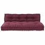 Cojín para Sofá Pallet 2 pcs Castaño tela
