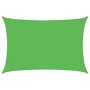 Toldo de vela verde claro HDPE 160 g/m² 2,5x3,5 m