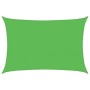 Toldo de vela HDPE verde claro 160 g/m² 4x5 m