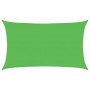 Toldo de vela HDPE verde claro 160 g/m² 5x8 m