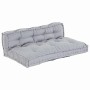 Cojín para Sofá Pallet 2 pcs Gris tela