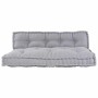 Cojín para Sofá Pallet 2 pcs Gris tela