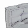 Cojín para Sofá Pallet 2 pcs Gris tela