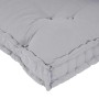 Cojín para Sofá Pallet 2 pcs Gris tela