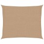 Toldo de vela gris taupe HDPE 160 g/m² 2,5x3 m
