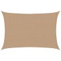 Toldo de vela HDPE gris taupe 160 g/m² 2,5x4 m