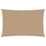 Toldo de vela HDPE gris taupe 160 g/m² 3x5 m