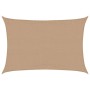 Toldo de vela HDPE gris taupe 160 g/m² 4x6 m