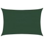 Toldo de vela verde oscuro HDPE 160 g/m² 4x5 m
