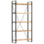 5-stufiges Regal 90x30x180 cm aus massivem Akazienholz von vidaXL, Bücherregale und Regale - Ref: Foro24-286587, Preis: 193,9...
