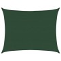 Toldo de vela HDPE verde oscuro 160 g/m² 6x7 m