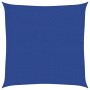 Toldo de vela cuadrado HDPE azul 160 g/m² 3x3 m