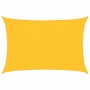 Toldo de vela HDPE amarillo 160 g/m² 3x4 m