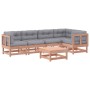 Juego de muebles jardín 6 pzas y cojines madera abeto Douglas de vidaXL, Conjuntos de jardín - Ref: Foro24-3185988, Precio: 4...