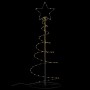 VidaXL LED para árbol de Navidad 80 LED blanco cálido 120 cm