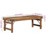 Mesa de Café Marrón 110 x 55 x 40 cm madera maciza reciclada