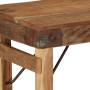 Bancos Marrón Madera maciza