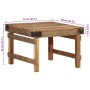 Mesa de Café Marrón 60 x 55 x 40 cm madera maciza reciclada