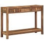 Mesa Consola Marrón 107 x 33 x 76 cm Madera maciza recuperada
