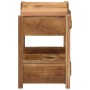 Mesa lateral Marrón 43 x 32 x 46 cm Madera maciza recuperada