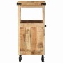 Carro de Cocina Marrón 55 x 40 x 80 cm Madera de mango maciza