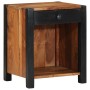 Armario de Noche Marrón 40 x 35 x 50 cm madera maciza de acacia