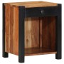 Armario de Noche Marrón 40 x 35 x 50 cm madera maciza de acacia