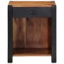 Armario de Noche Marrón 40 x 35 x 50 cm madera maciza de acacia