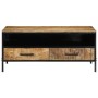Mesa de Café Marrón 90 x 50 x 40 cm Madera maciza de Mango