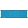 Cojín para tumbona azul (75+105)x50x4 cm