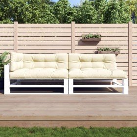 Cojines para sofá de palets 5 unidades tela crema Cojines para sofá de palets 5 unidades tela crema