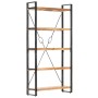 5-stufiges Regal 90x30x180 cm aus massivem Akazienholz von vidaXL, Bücherregale und Regale - Ref: Foro24-286587, Preis: 193,9...